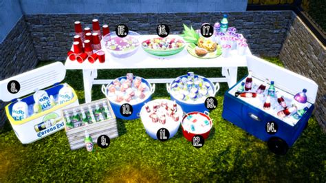 sims 4 cookout cc.